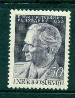 Yugoslavia-1953-Titos-Election-MLH-lot40435