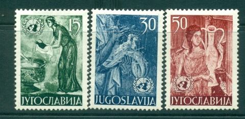 Yugoslavia-1953-United-Nations-UN-MLH-lot40431