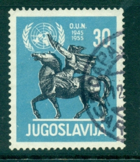 Yugoslavia-1955-United-Nations-UN-FU-lot40455