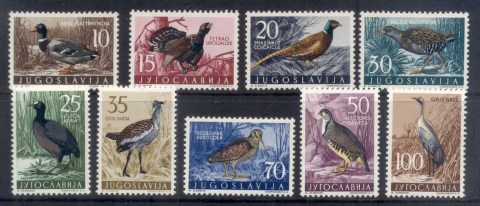 Yugoslavia-1958-Birds-MLH