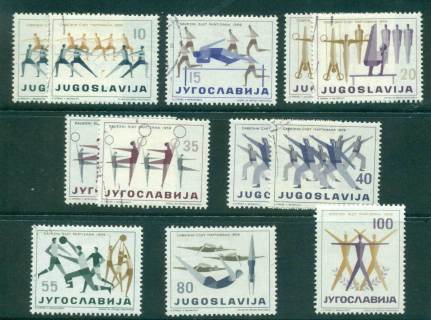 Yugoslavia-1959-Olympic-Sports-Asst-MLH-FU-lot40483