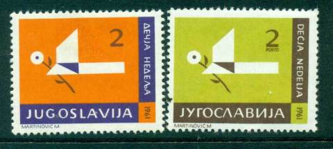 Yugoslavia-1961-Childrens-Week-MLH-lot40544