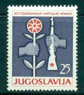 Yugoslavia-1961-Yugoslav-Army-MLH-lot40496