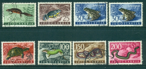 Yugoslavia-1962-Animals-Asst-MLH-FU-lot40506