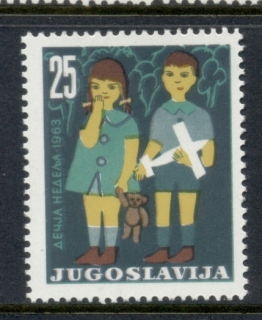 Yugoslavia-1963-Childrens-Week-MUH_1