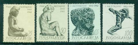 Yugoslavia-1963-Sculptures-by-Mestrovic-MLH-lot40516