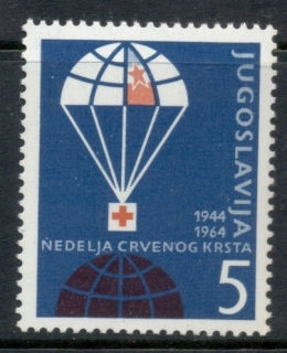 Yugoslavia-1964-Postal-tax-Red-Cross-MUH