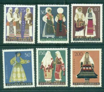 Yugoslavia-1964-Regional-Costumes-MLH-lot40526