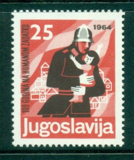 Yugoslavia-1964-Voluntary-Firemen-MLH-lot40521