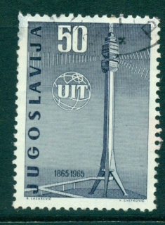 Yugoslavia-1965-ITU-Centenary-FU-lot40532