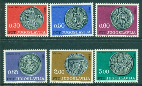 Yugoslavia-1966-Medieval-Coins-MLH-lot40568