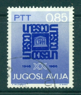 Yugoslavia-1966-UNESCO-20th-Anniversary-FU-lot40565