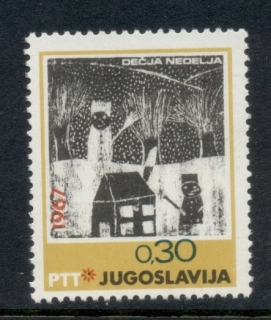 Yugoslavia-1967-Childrens-Week-MUH