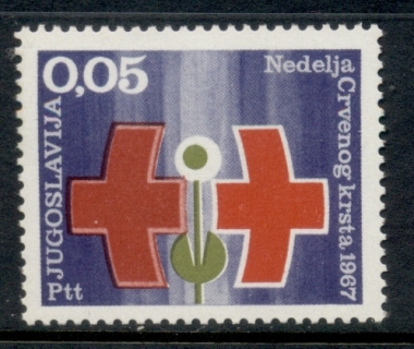 Yugoslavia-1967-Postal-tax-Red-Cross-MUH