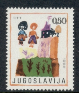 Yugoslavia-1968-Childrens-Week-MUH