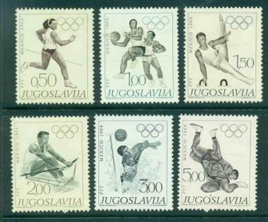 Yugoslavia-1968-Mexico-Olympics-MLH-lot40579