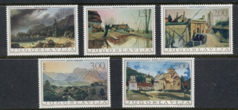 Yugoslavia-1968-Paintings-MUH