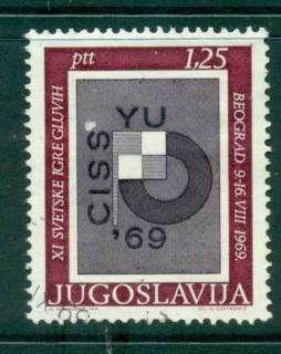 Yugoslavia-1969-Deaf-Games-FU-lot40597