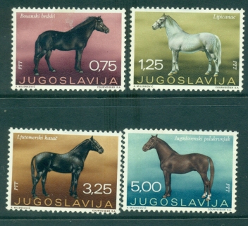 Yugoslavia-1969-Horses-MLH-lot40594