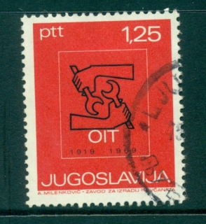 Yugoslavia-1969-ILO-FU-lot40591