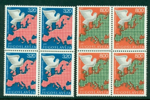 Yugoslavia-197-5European-Security-and-Cooperation-Confer-Block-4-MUH-Lot16393