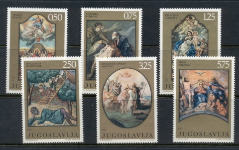 Yugoslavia-1970-Baroque-paintings-MUH