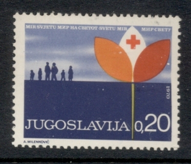 Yugoslavia-1970-Postal-tax-Red-Cross-MUH