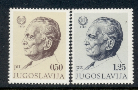 Yugoslavia-1972-Marshal-Tito-80th-Birthday-MUH