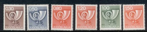 Yugoslavia-1973-77-Posthorn-Coils-MUH