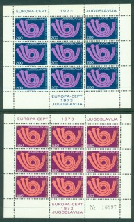 Yugoslavia-1973-Europa-Sheet-9-MUH-Lot16367