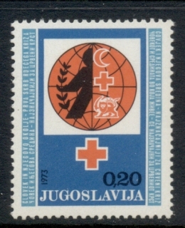 Yugoslavia-1973-Postal-tax-Red-Cross-MUH