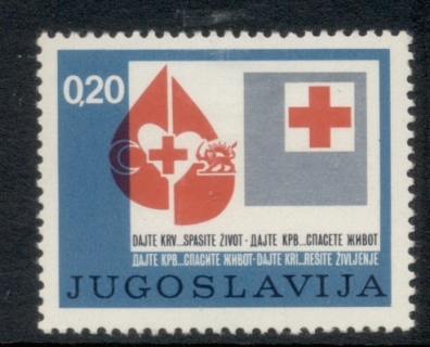 Yugoslavia-1974-Postal-tax-Red-Cross-MUH