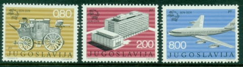 Yugoslavia-1974-UPU-centenary-MUH