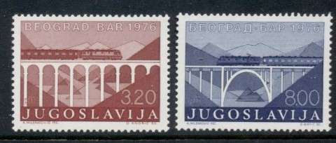 Yugoslavia-1976-Belgrade-Bar-railroad-MUH