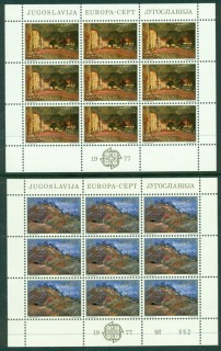 Yugoslavia-1977-Europa-Sheet-9-MUH-Lot16372