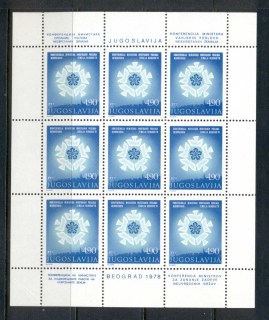 Yugoslavia-1978-Conference-of-Foreigh-Ministers-sheet-MUH