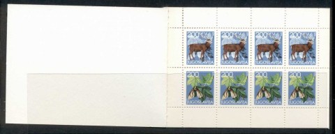 Yugoslavia-1978-new-Year-Wildlife-booklet-2xpanes-MUH