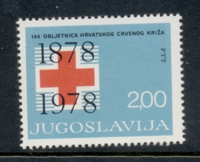 Yugoslavia-1978-red-Cross-Cent-MUH