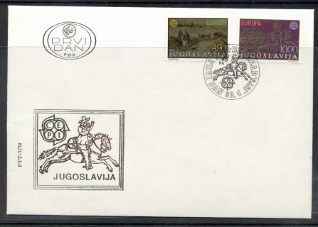 Yugoslavia-1979-Europa-Communications-FDC