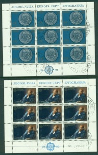 Yugoslavia-1980-Europa-Sheet-9-CTO-Lot16398