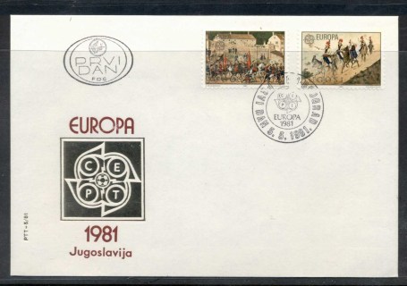 Yugoslavia-1981-Europa-Folklore-FDC