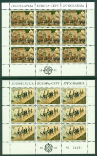 Yugoslavia-1981-Europa-Sheet-9-MUH-Lot16378