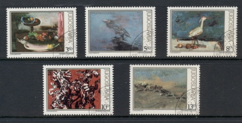 Yugoslavia-1981-Paintings-of-Animals-CTO