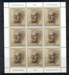 Yugoslavia-1982-Marshall-Tito-90th-Birth-Anniversary-Sheet-MUH