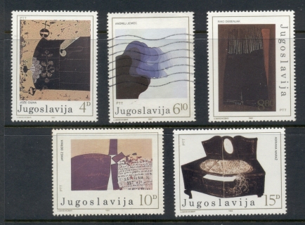 Yugoslavia-1982-Paintings-MUH-FU