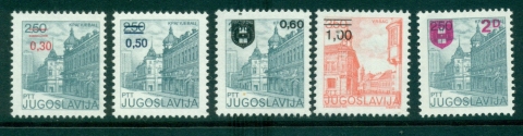 Yugoslavia-1982-Surcharges-MLH-lot40617