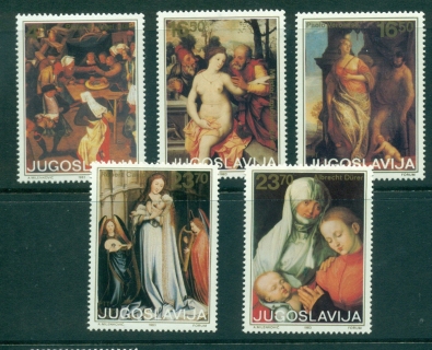 Yugoslavia-1983-Paintings-MLH-lot40628