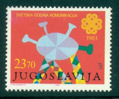 Yugoslavia-1983-World-Communications-Year-MLH-lot40630