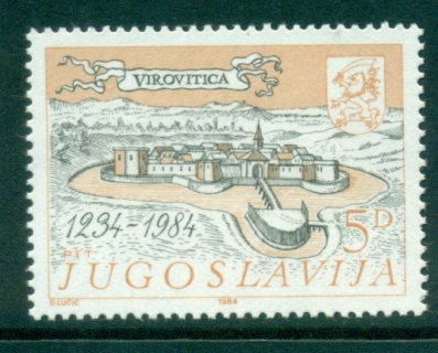 Yugoslavia-1984-City-of-Virovitica-MLH-lot40639