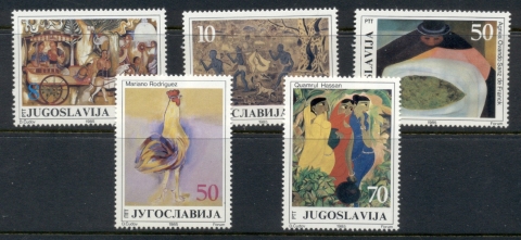 Yugoslavia-1985-Paintings-MUH